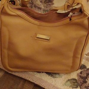 👛 Tan shoulder purse